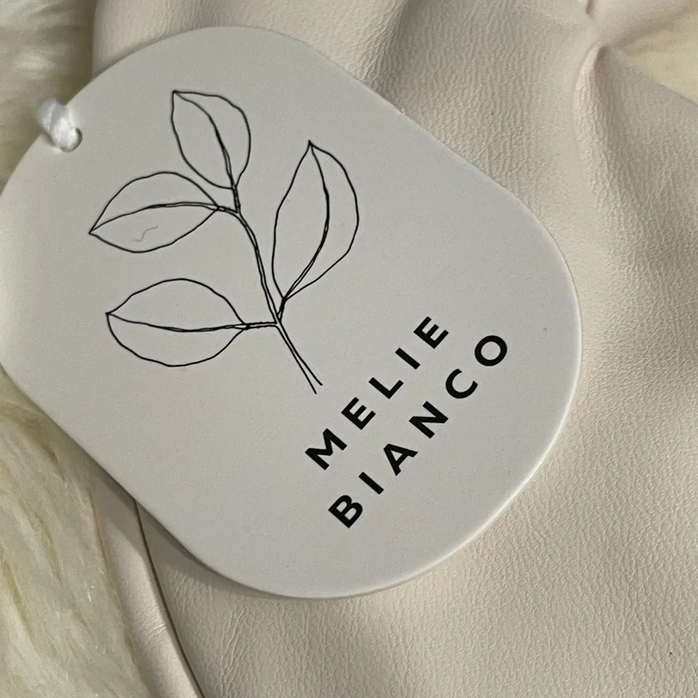 MELIE BIANCO Alexandra Vegan Top Handle Bag In Cream - Picture 15 of 16